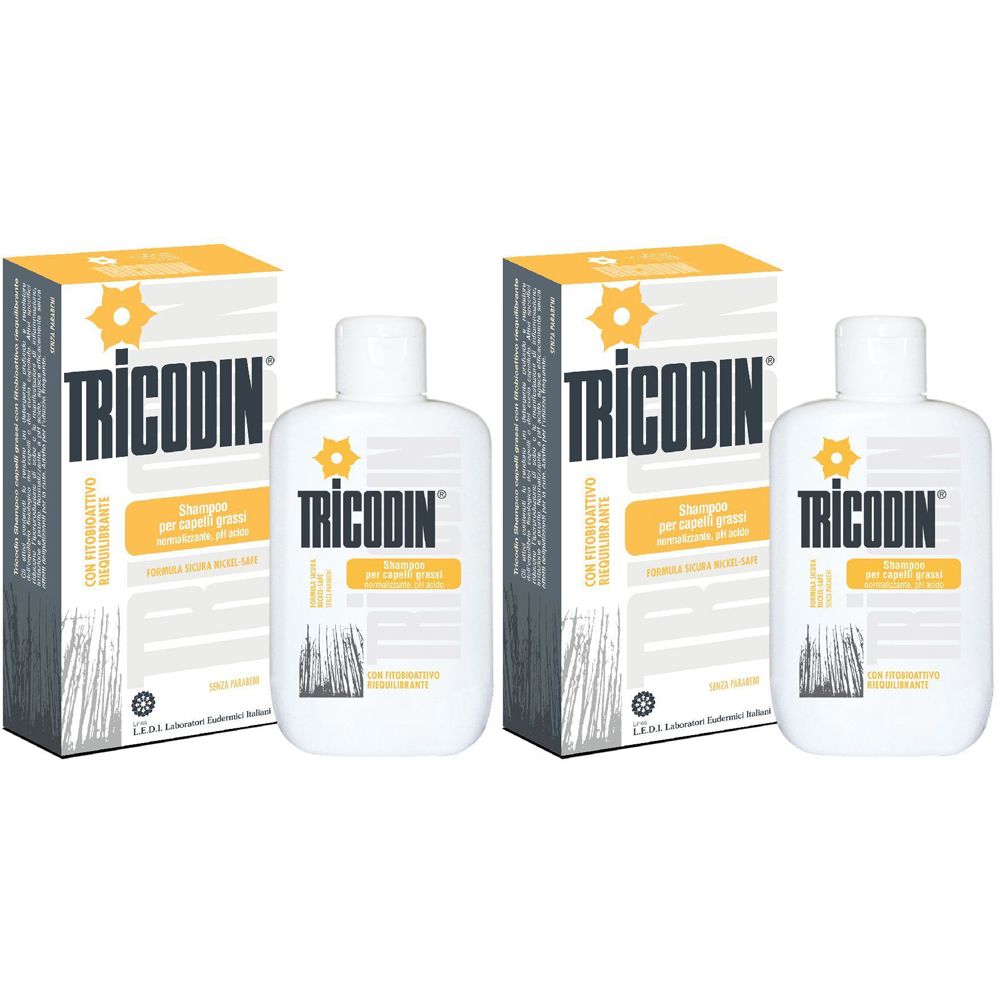 Tricodin Sh Cap Gras 125 Ml Set da 2