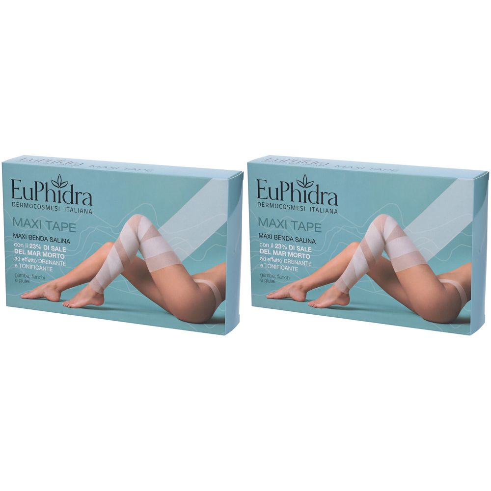 Euphidra Benda Drenante Anticellulite Set da 2
