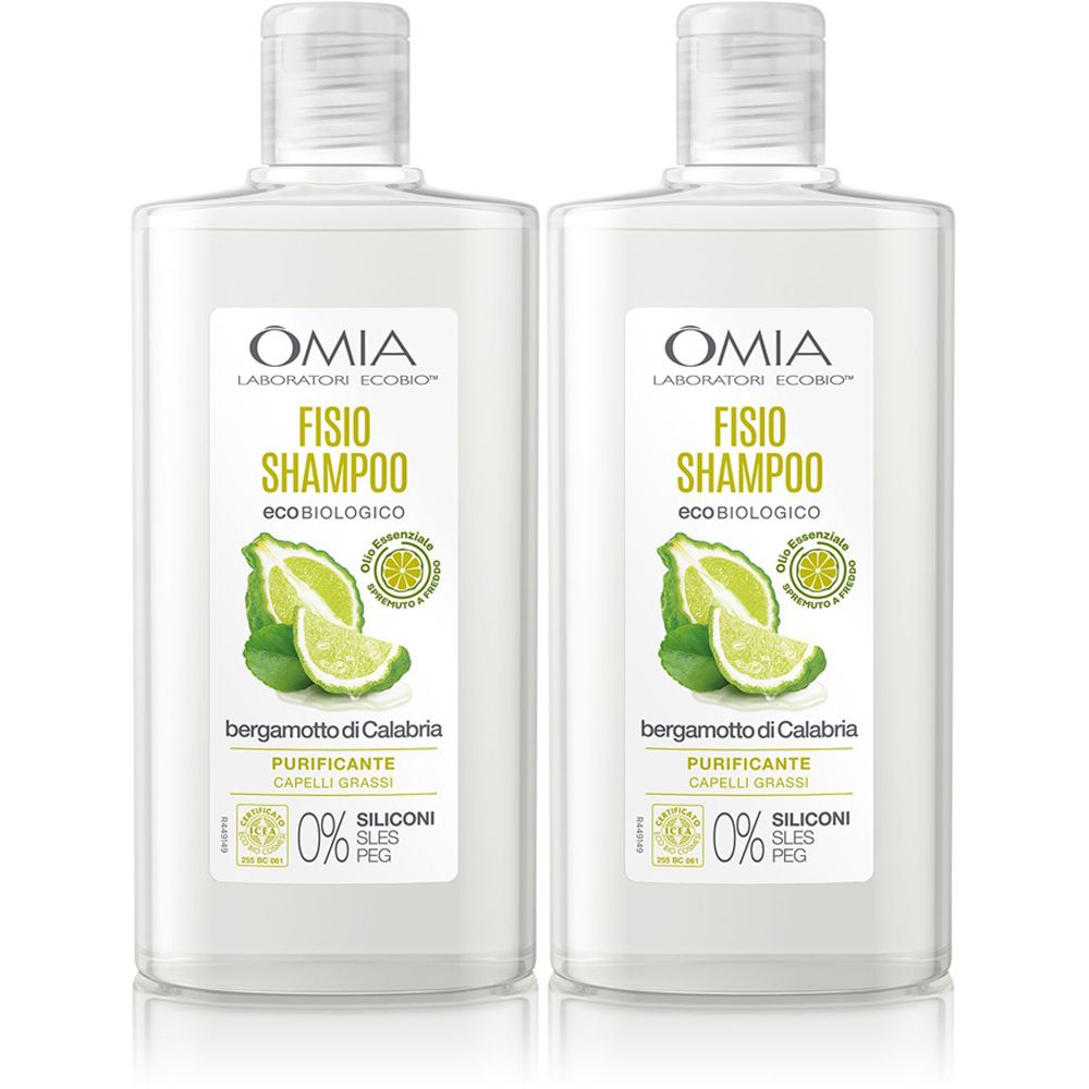 Omia Shampoo Bergamotto Set da 2
