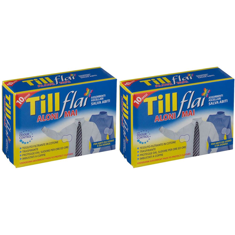 lflai Aloni Mai Assorbenti Ascellari Set da 2