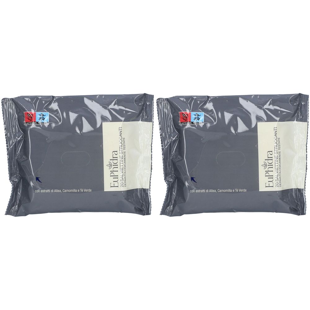 Euphidra AmidoMio Salviettine Struccanti Set da 2