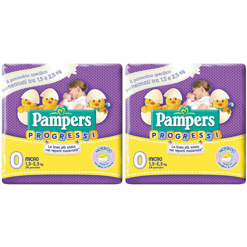 Pampers Progressi Micro Set da 2
