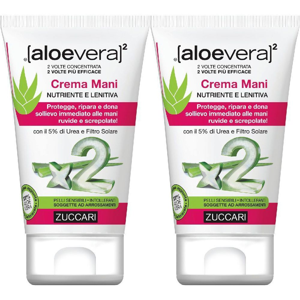 Aloevera® Crema Mani Nutriente e Lenitiva Set da 2