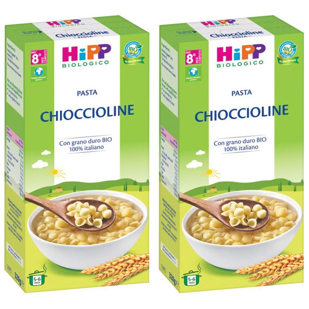 Hipp Bio Pastina Chiocciol320G Set da 2