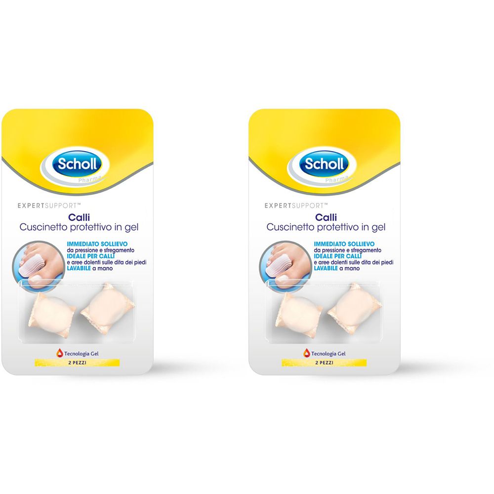 Scholl Cuscinetto Protettivo in Gel per Calli, Confezione da 2 Pezzi Set da 2