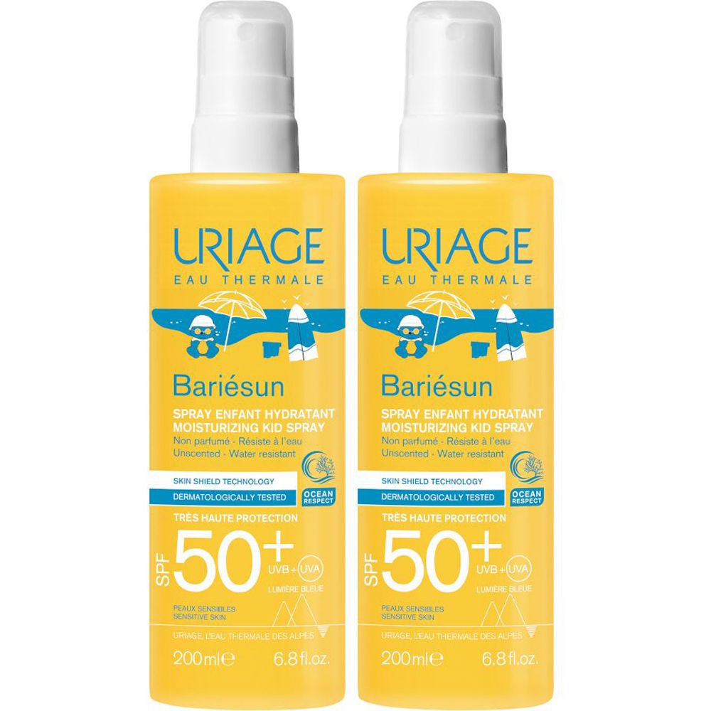 URIAGE Bariésun Spray Idratante Per Bambini SPF 50+ Set da 2