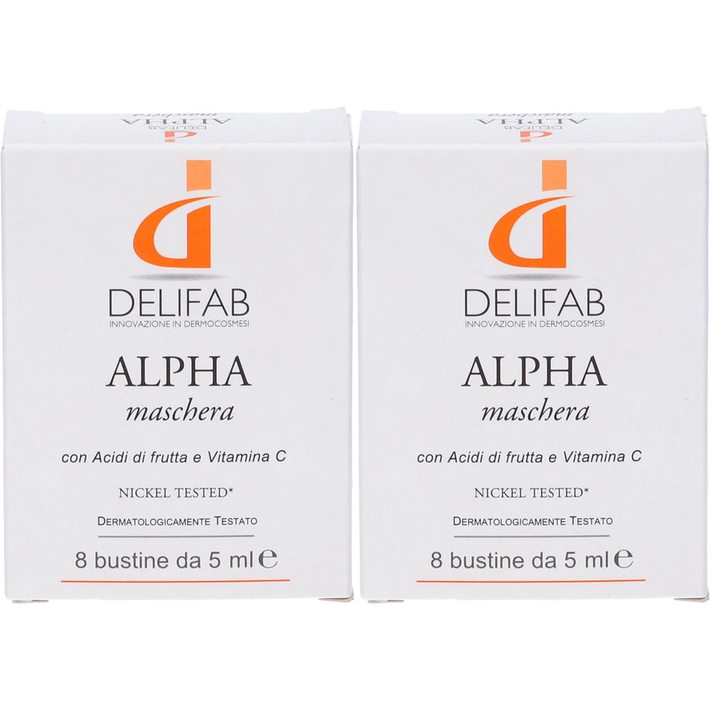 Delifab Maschera Alpha 40 Ml Set da 2