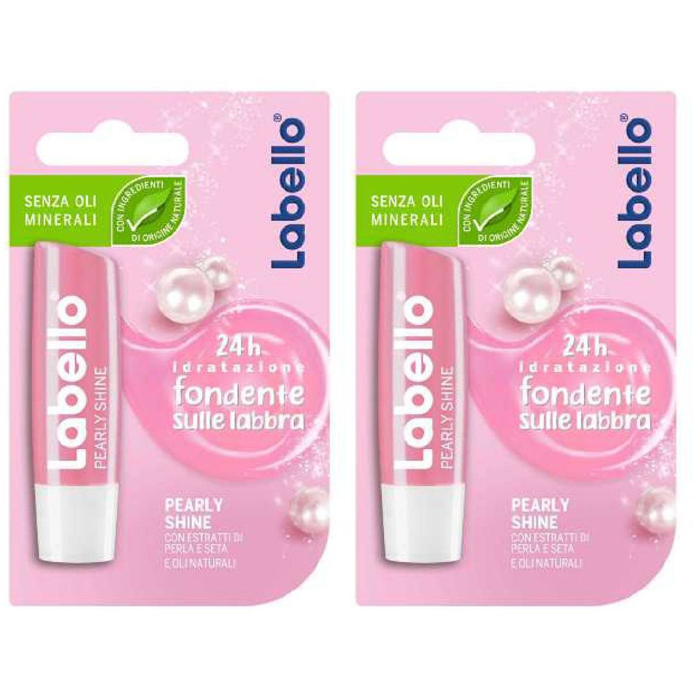 Labello Pearl&Shine 5,5 Ml Set da 2
