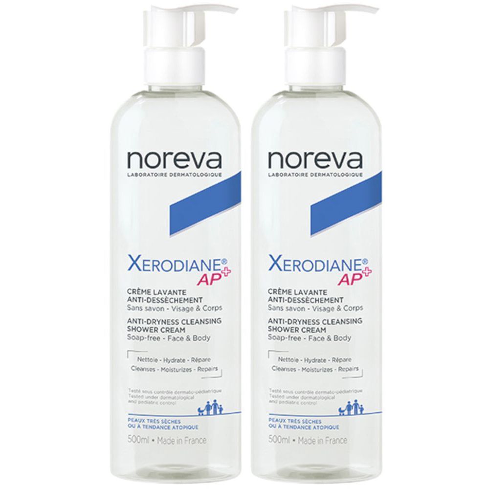 Noreva Xerodiane® AP+ Crema Detergente Set da 2