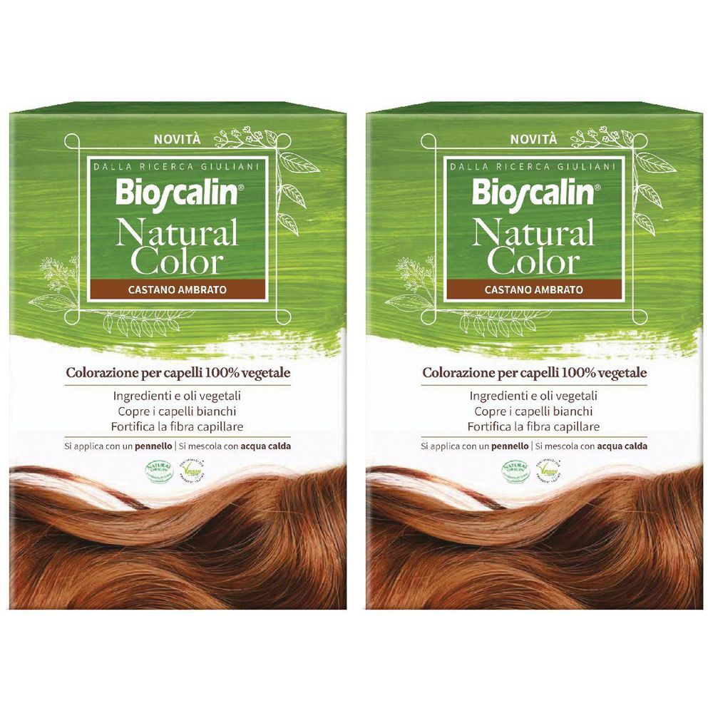 Bioscalin® Natural Color Castano Ambrato Set da 2