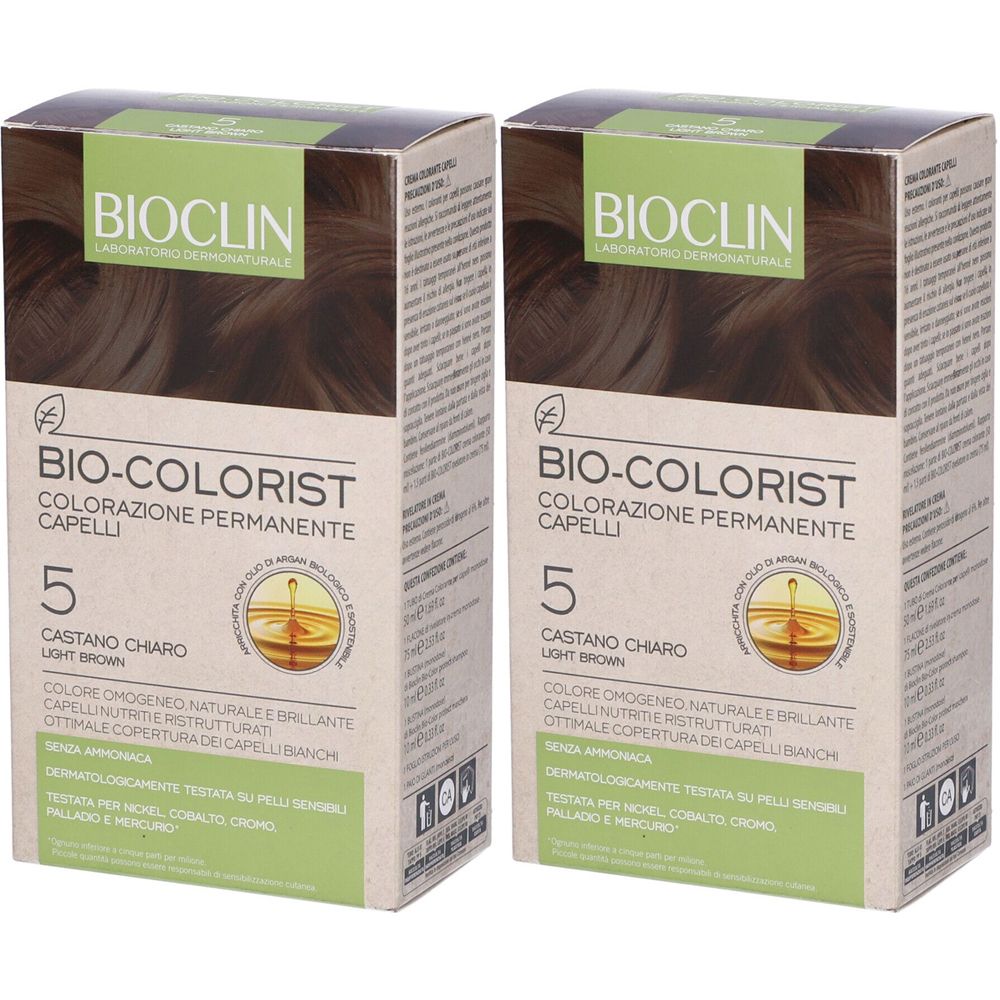 BIOCLIN Bio-Colorist 5 Castano Chiaro Set da 2