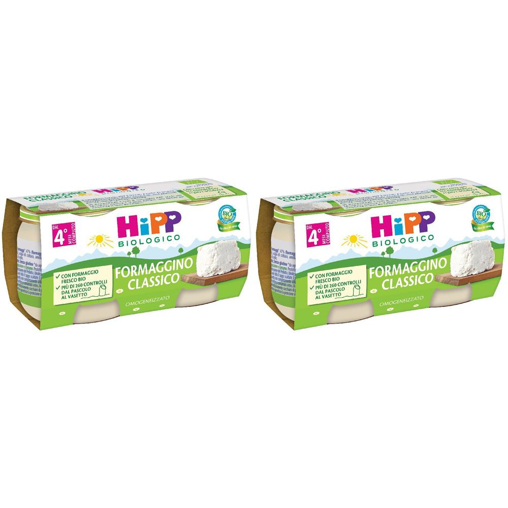 HiPP Bio Formaggino ai 3 Formaggi Set da 2