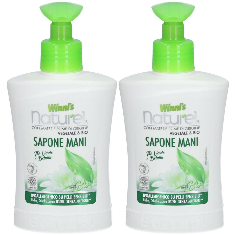 Winni's Naturel Sapone Mani Thè Verde e Betulla