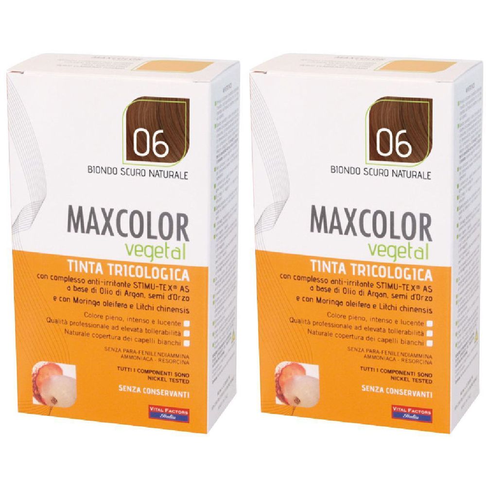Max Color Vegetal 06 Tintura 140 Ml Set da 2