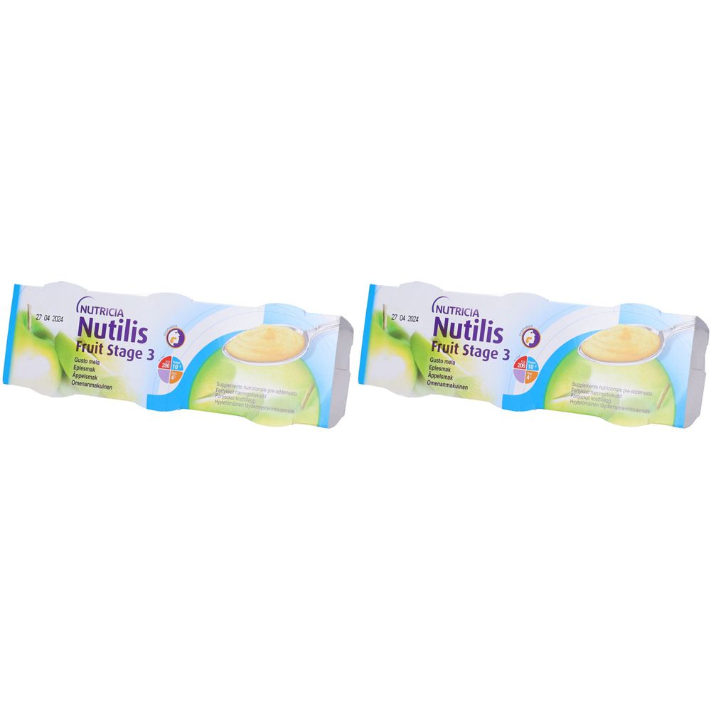 Nutilis Fruit Stage 3 Gusto Mela Set da 2