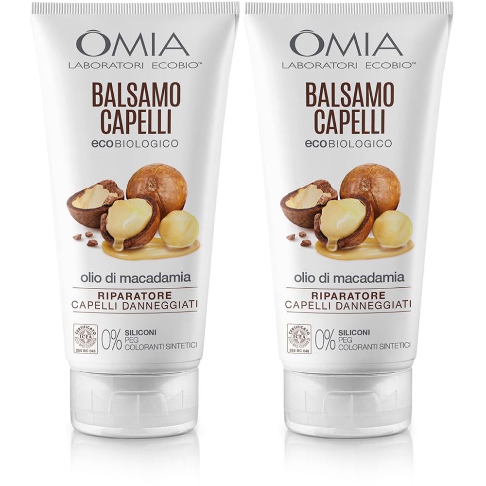 Omia Balsamo Macadamia Ecobio Set da 2