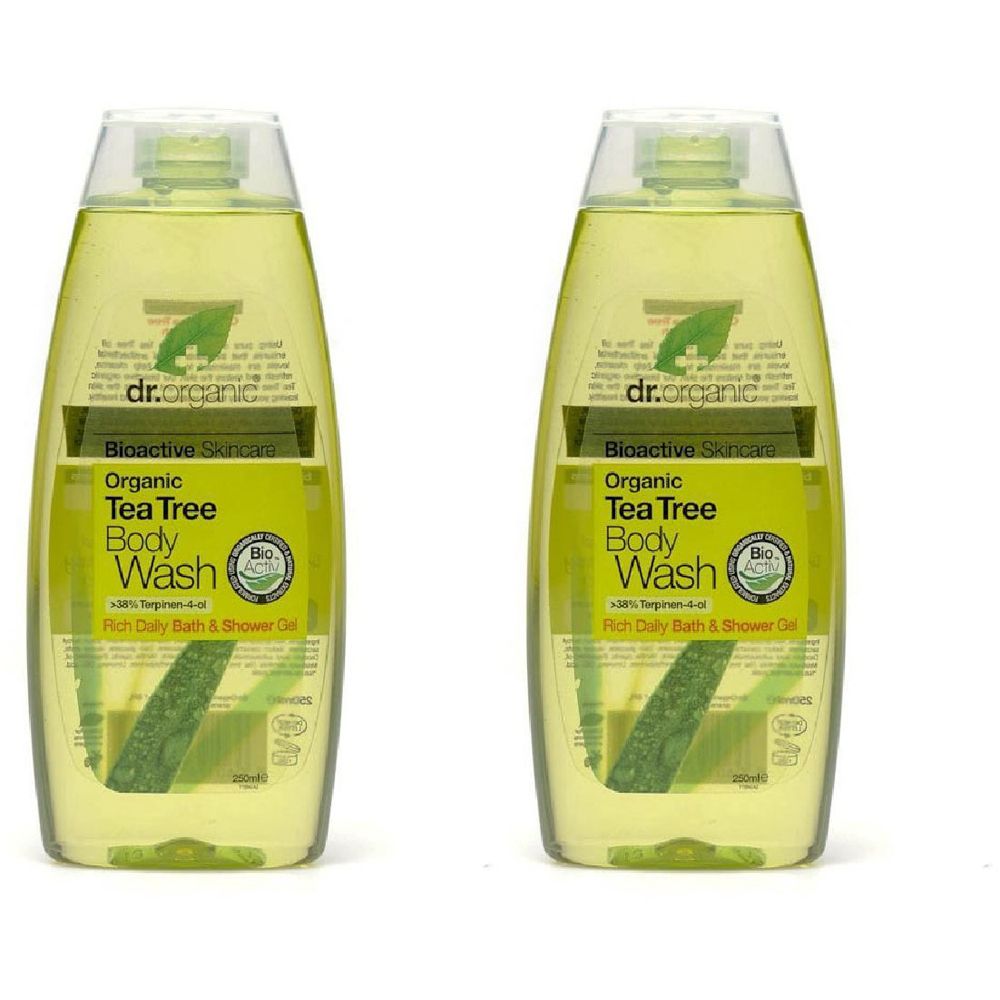 Dr. Organic® Organic Tea Tree - Body Wash Set da 2
