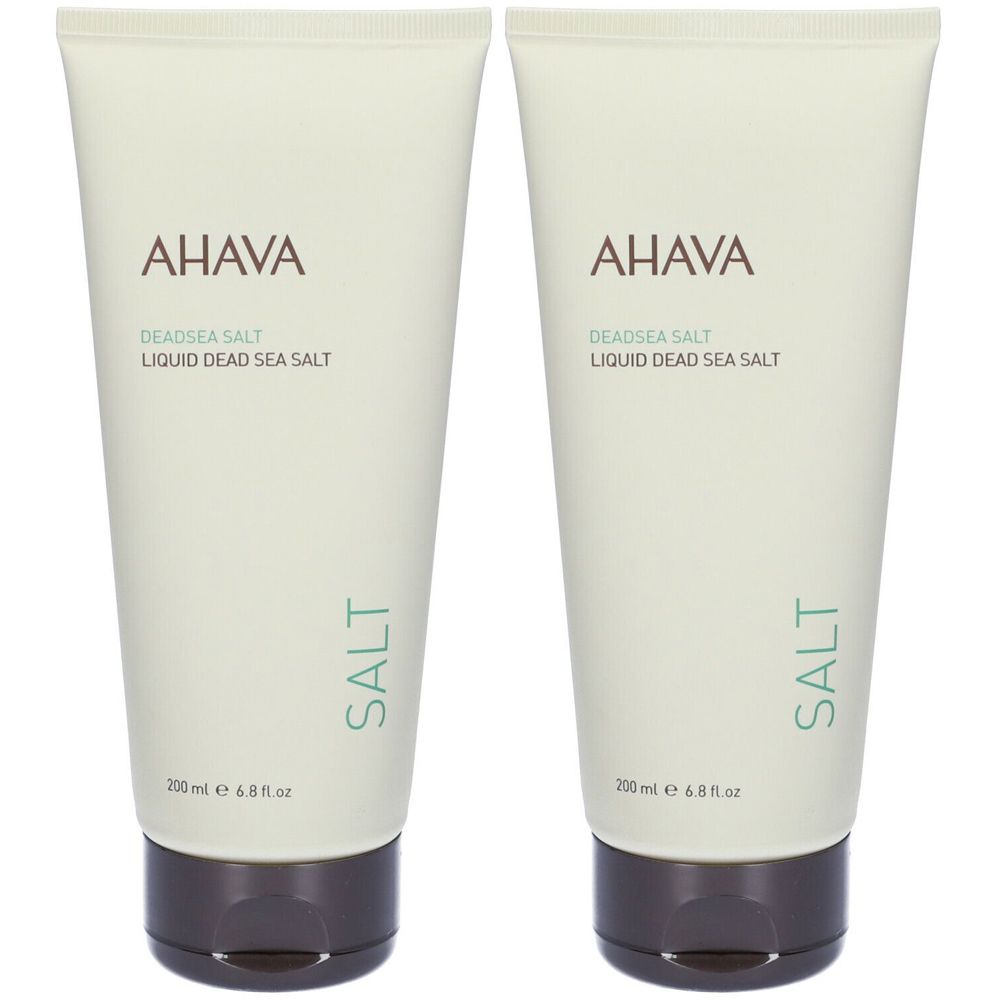 AHAVA Sale Liquido del Mar Morto Set da 2