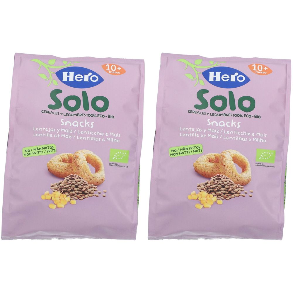 Hero Solo Snack Lenticchie e Mais Set da 2