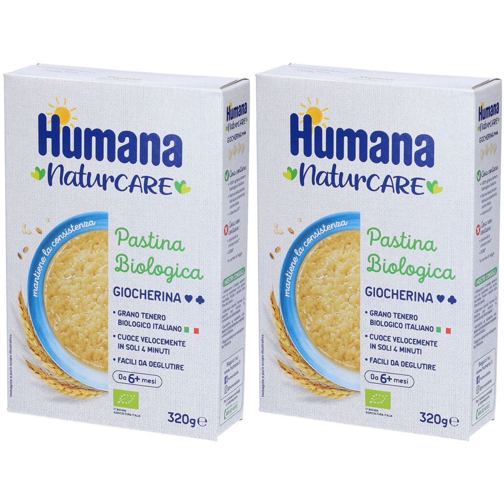Humana  Giocherina Biologica Pastina Set da 2