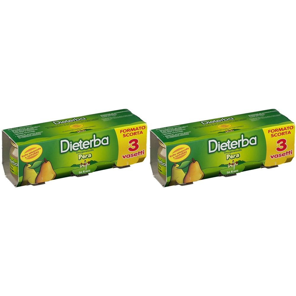 Dieterba Omogeneizzato Pera Set da 2