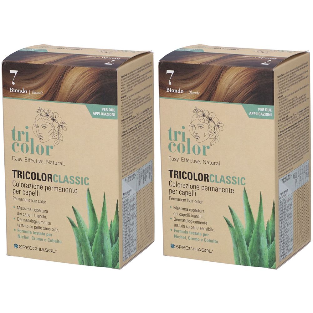 Tricolor Classic Colore 7 Biondo Set da 2