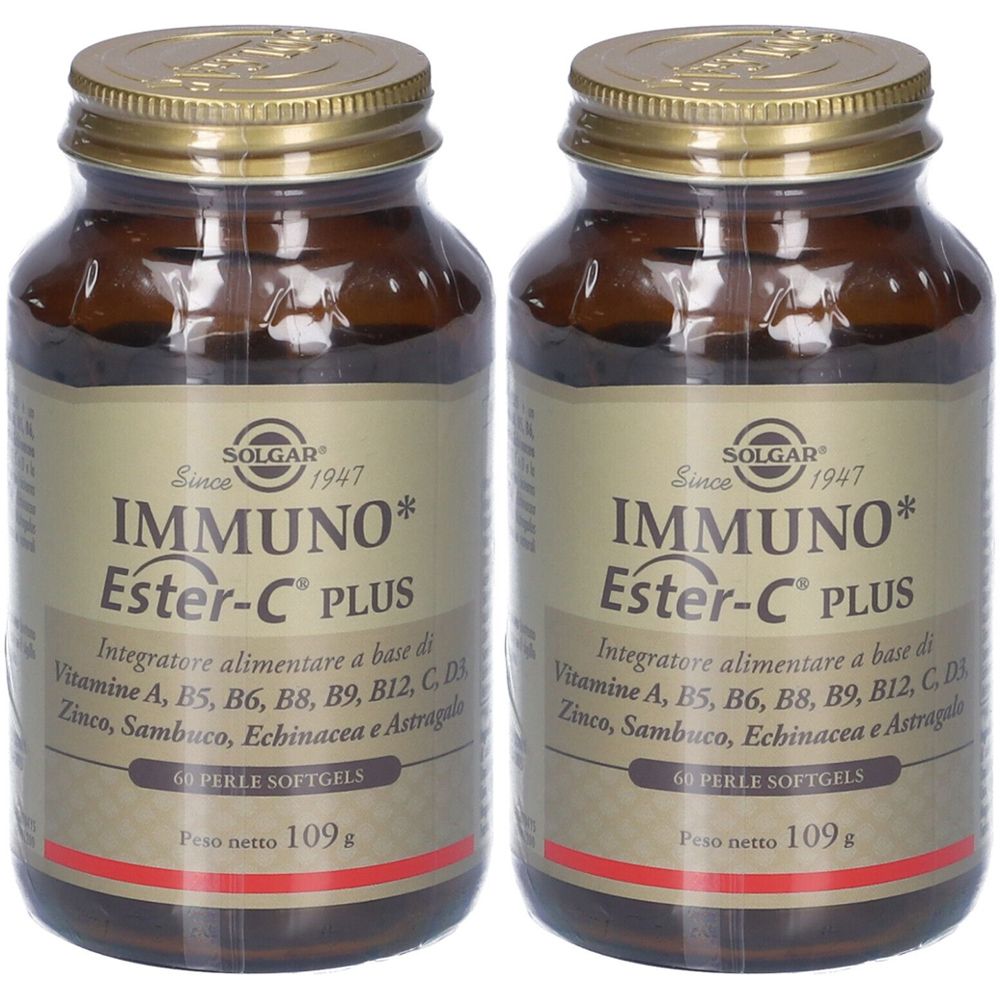 Solgar Immuno Ester-C Plus Perle Set da 2