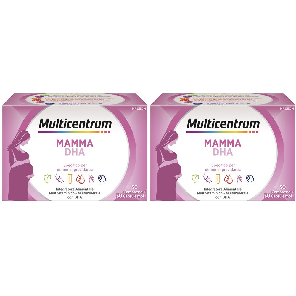 Multicentrum Mamma DHA Compresse + Capsule Set da 2