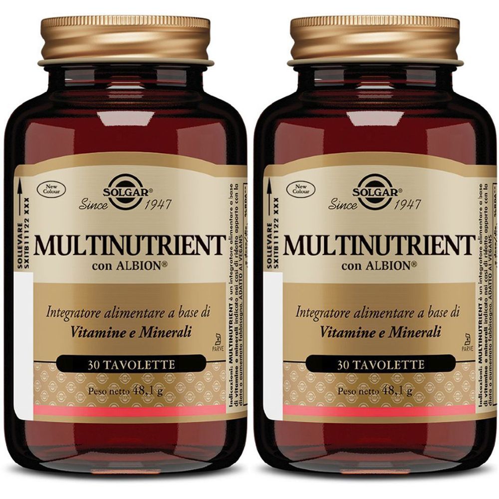 Solgar Multinutrient Tavolette Set da 2