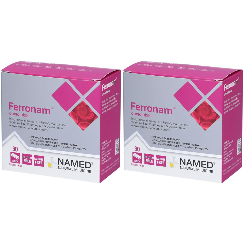 NAMED® Ferronam orosolubile Set da 2