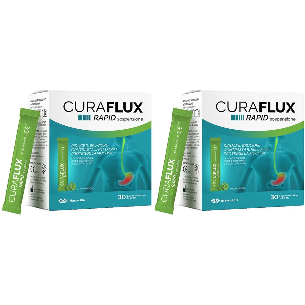 Curaflux Rapid Sospensione Bustine Set da 2