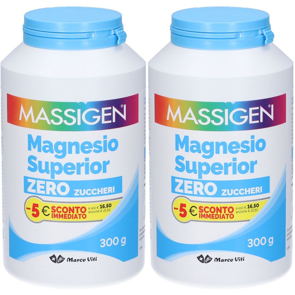 Marco Viti Magnesio Superior Zero Zuccheri Set da 2