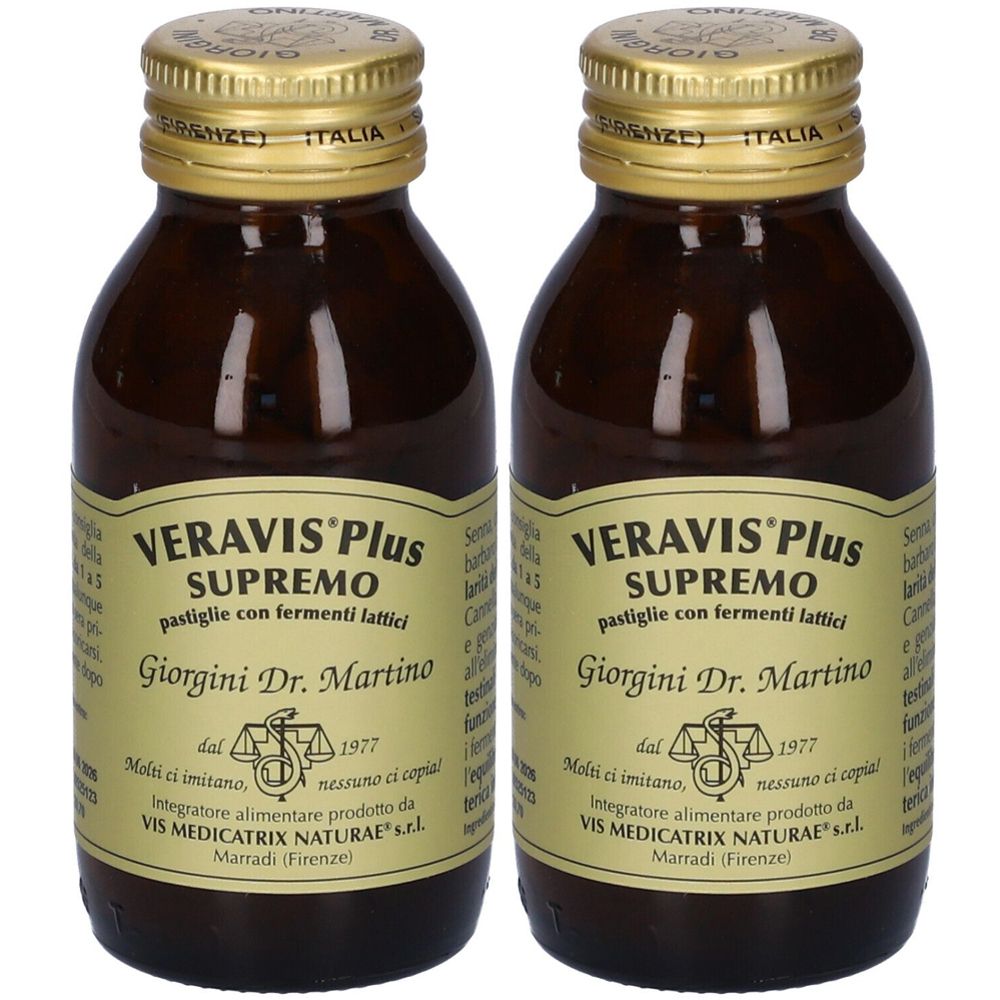 Veravis Plus Supremo Fermenti Lattici Pastiglie 90 G Set da 2