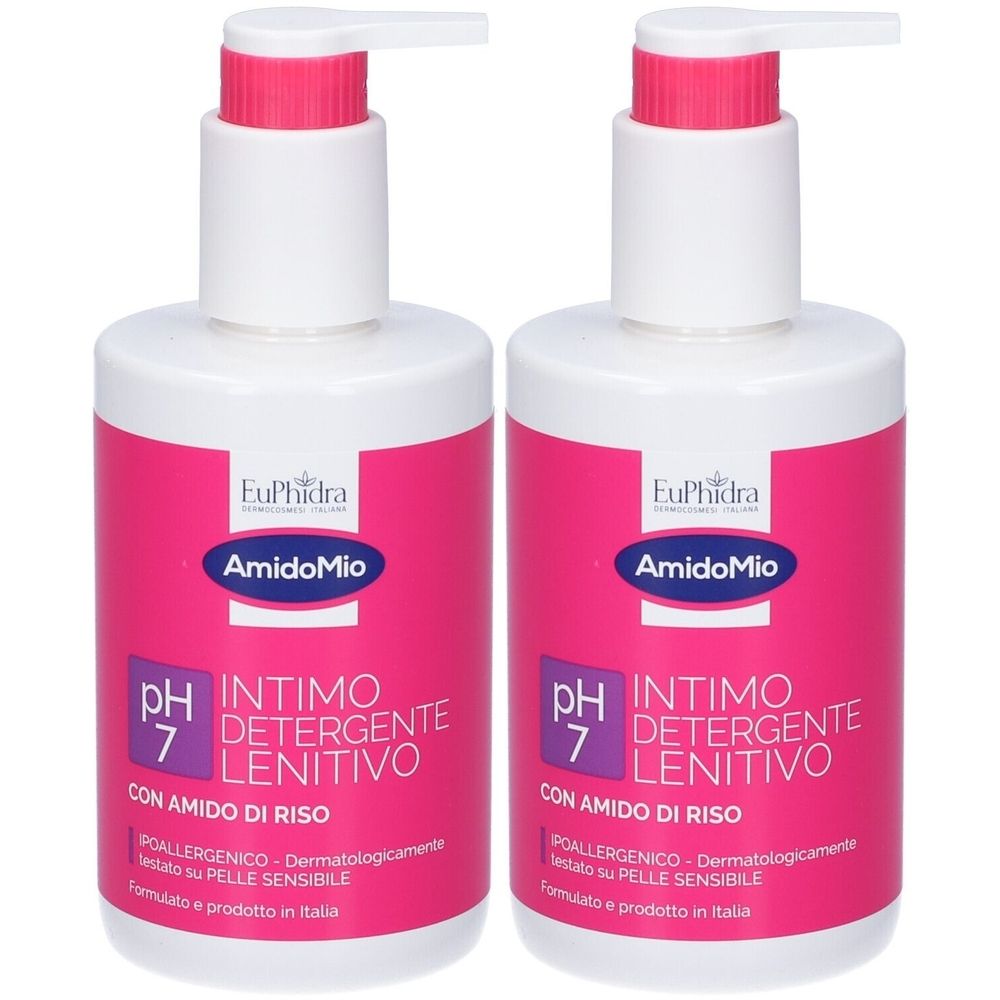 EuPhidra Amido Mio Intimo Detergente Lenitivo pH 7 Set da 2