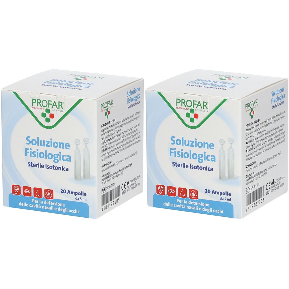 PROFAR® Soluzione Fisiologica Set da 2
