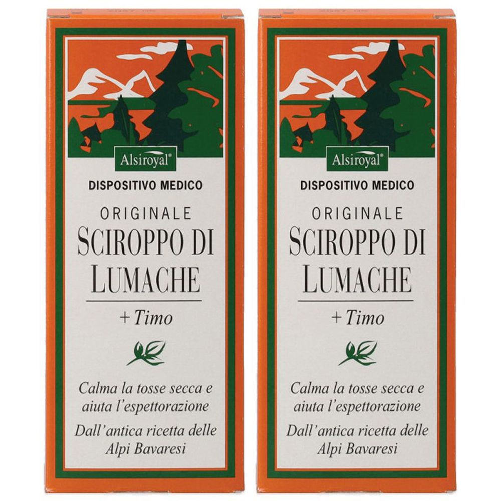 Sciroppo Lumache Originale Alsitan 150 Ml Set da 2