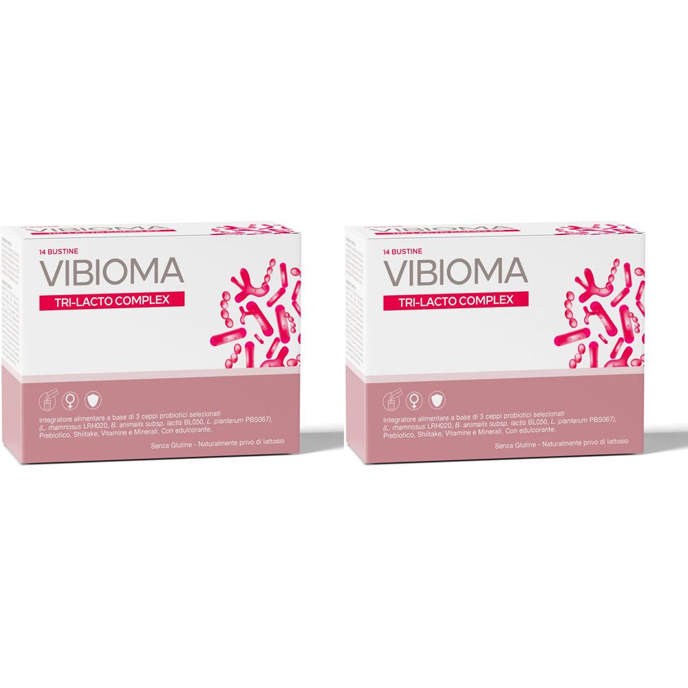 Ganassini Vibioma Tri-Lacto Complex Bustine Set da 2