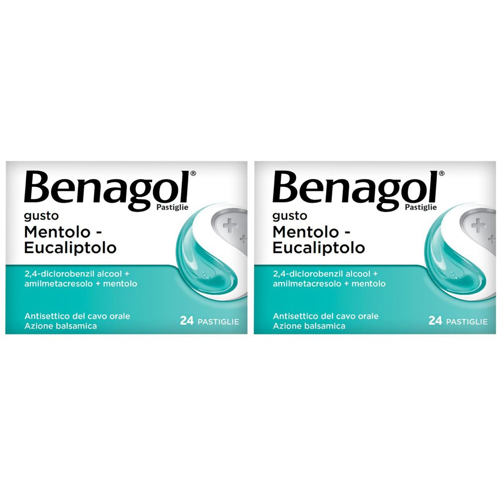 BENAGOL Pastiglie gusto Mentolo-Eucaliptolo Set da 2