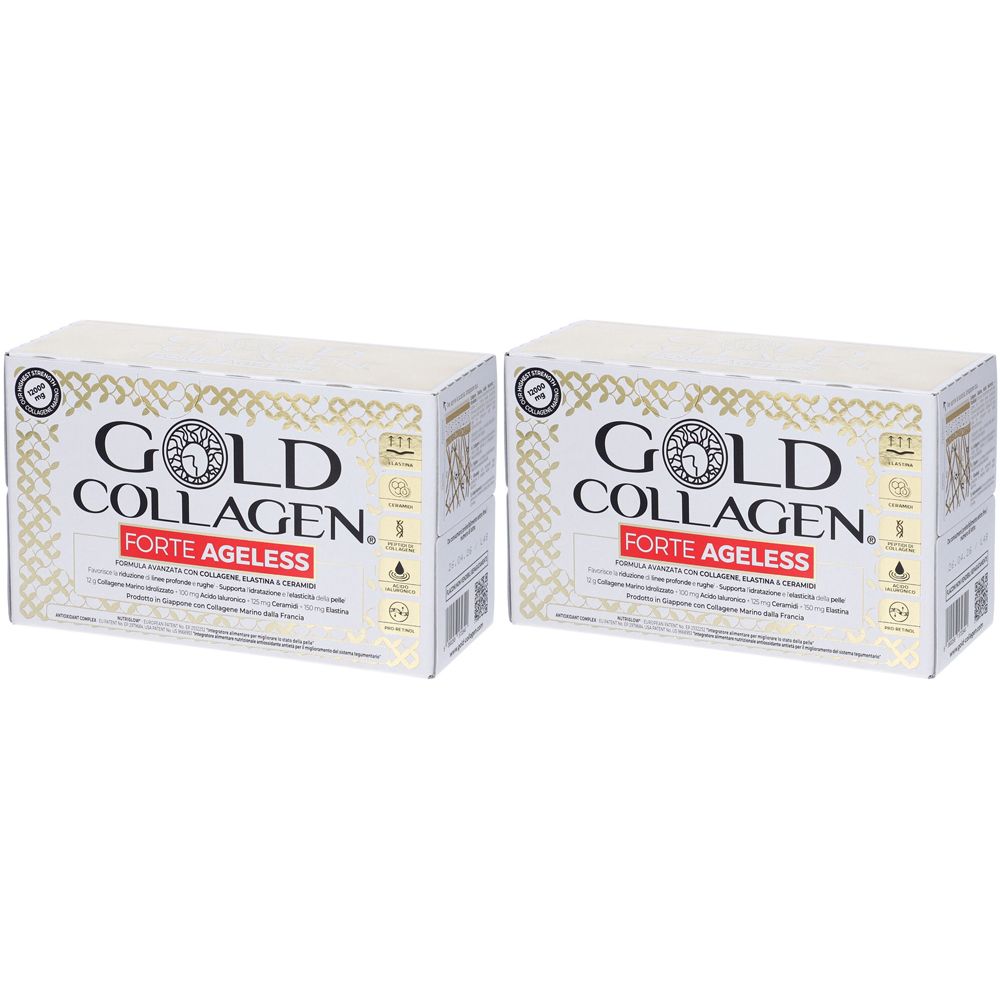 Gold Collagen Forte Ageless Flaconcini Set da 2