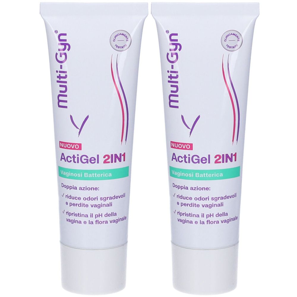 Multi-Gyn ActiGel 2IN1 Vaginosi Batterica Set da 2