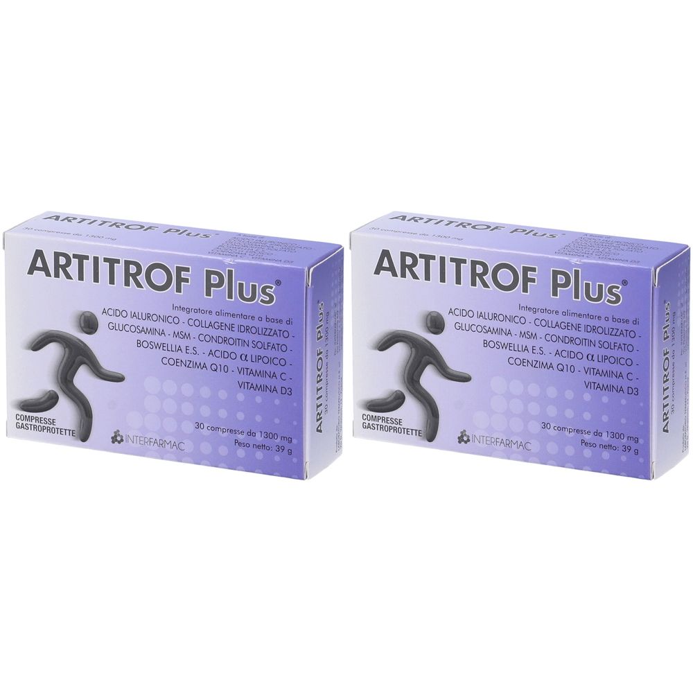 Artitrof Plus 30 Compresse Set da 2