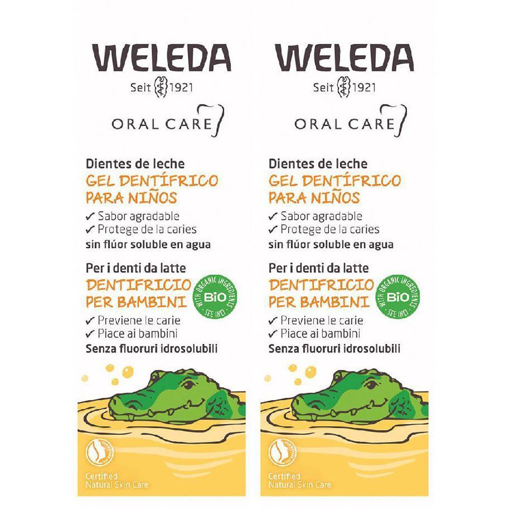 WELEDA Dentifricio per Bambini Set da 2