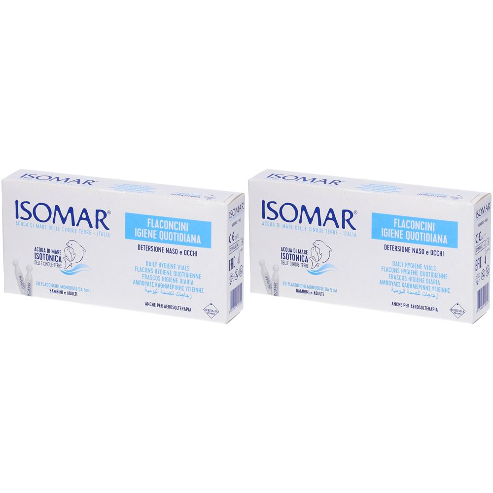 ISOMAR® Acqua di Mare delle Cinque Terre Flaconcini igiene quotidiana Set da 2