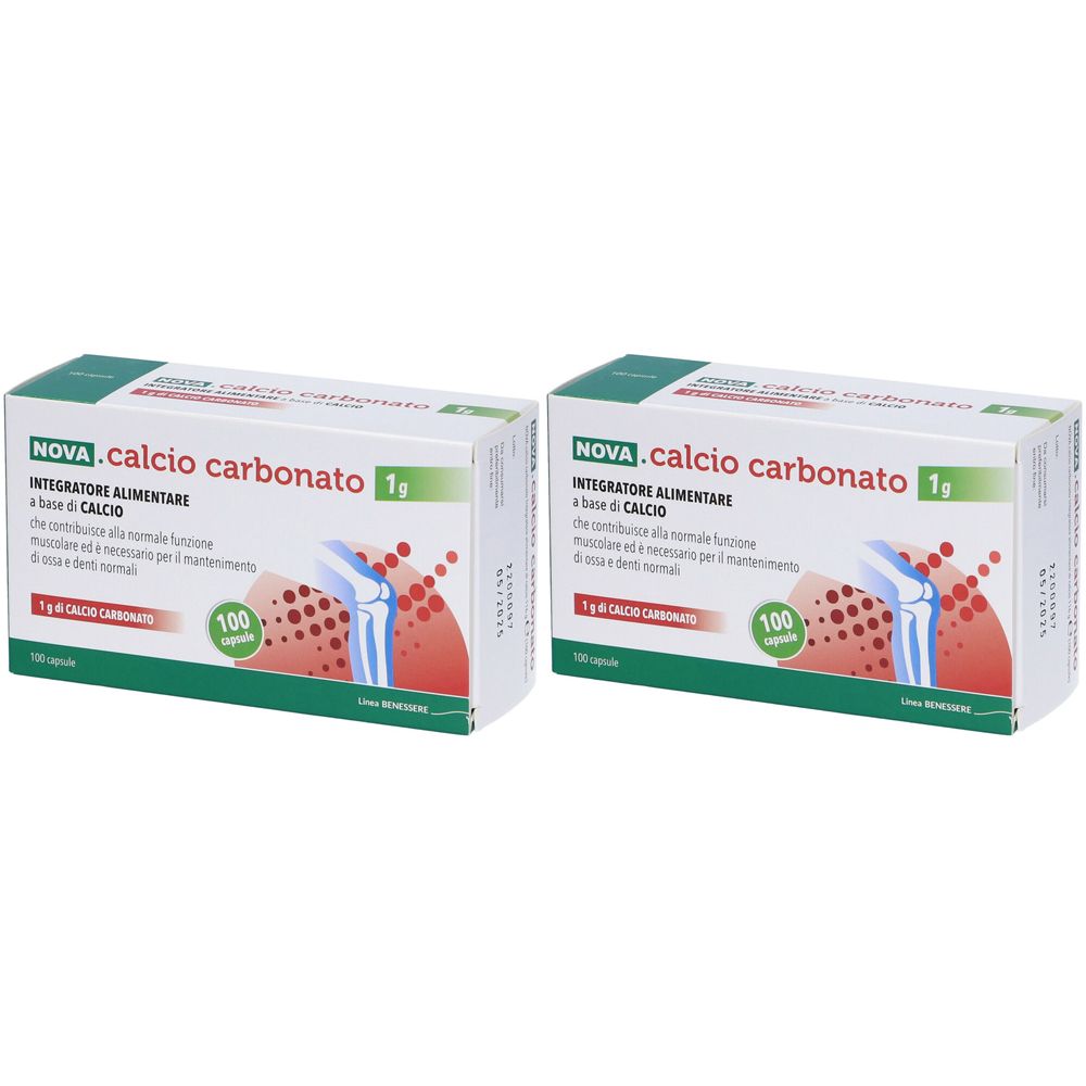 NOVA ARGENTIA NOVA.calcio carbonato 1 g Set da 2