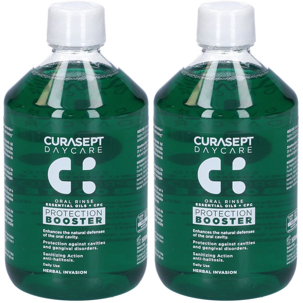 Curasept Daycare Collutorio Protection Booster Herbal Invasion Set da 2