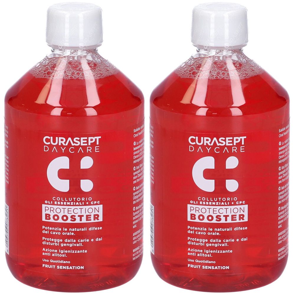 Curasept Daycare Collutorio Protection Booster Fruit Sensation Set da 2