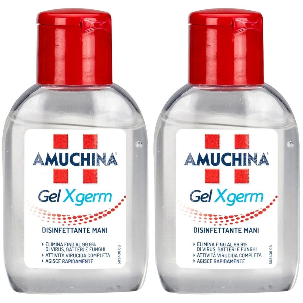 AMUCHINA® Gel X-Germ Disinfettante Mani Set da 2