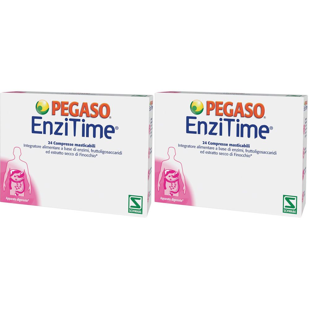 Enzitime 24 Compresse Masticabili Set da 2