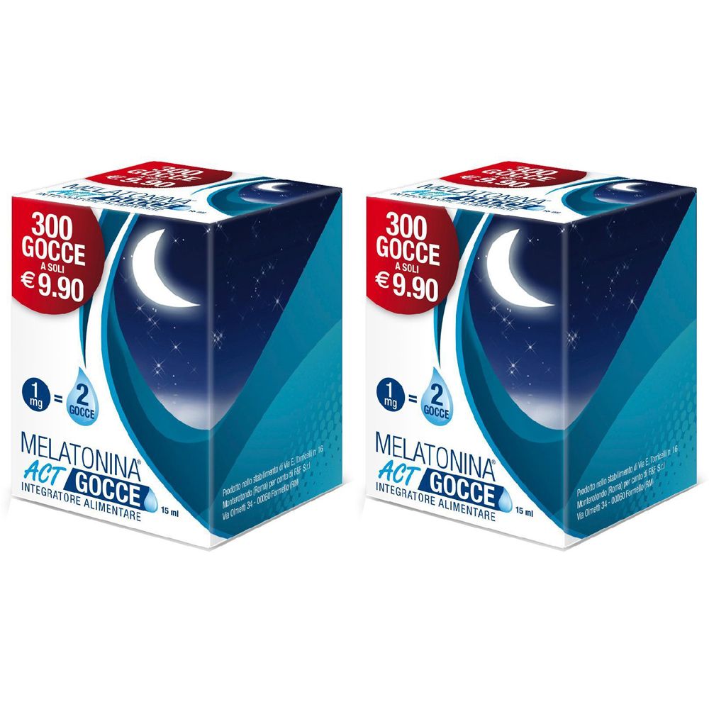 Melatonina® Act Gocce Set da 2