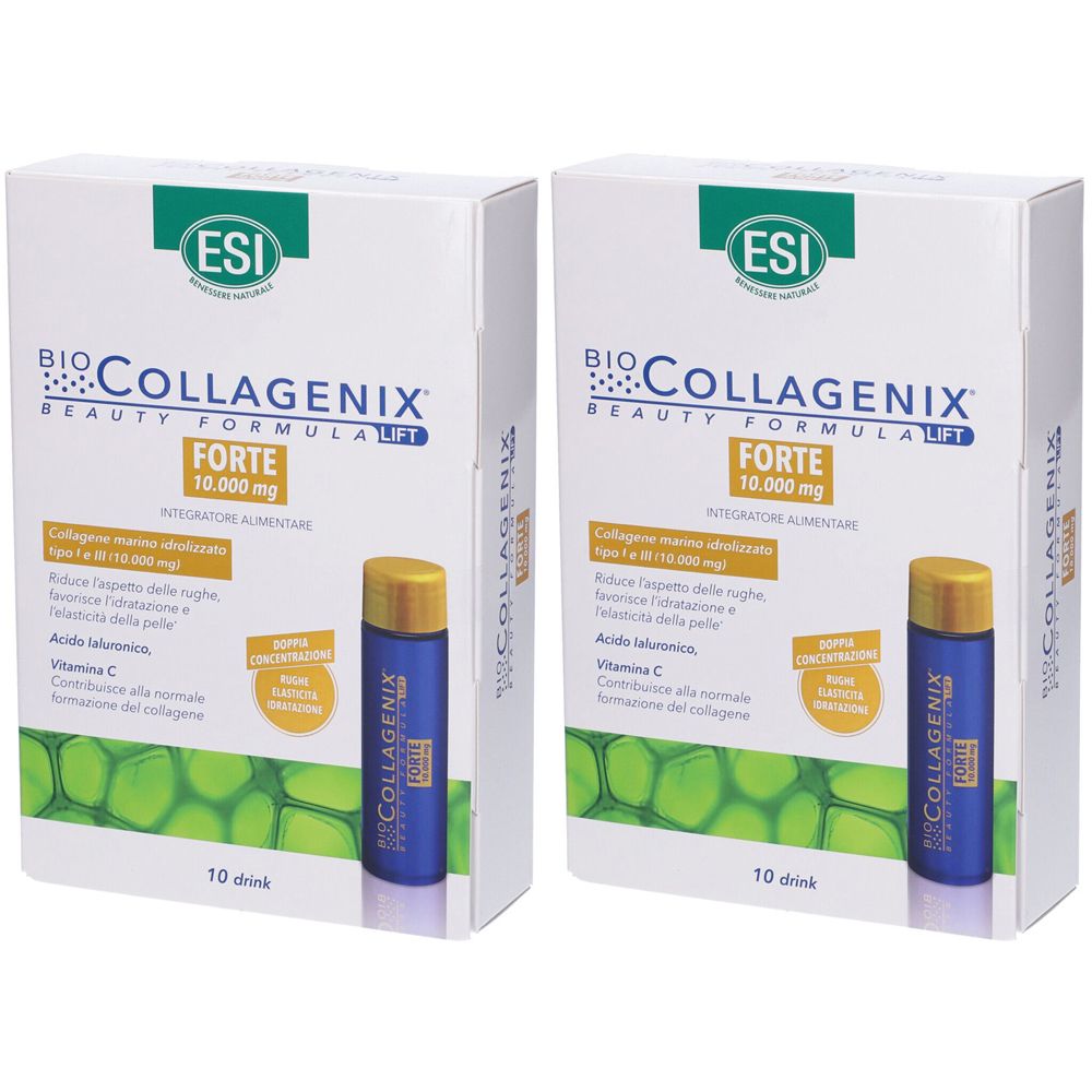 ESI Biocollagenix Forte Flaconcini Gusto Mango Set da 2